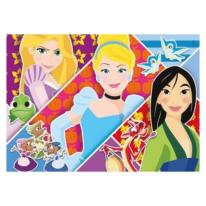 Disney hercegnők 2×20 db-os puzzle – Clementoni
