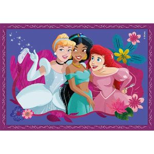 Disney Princess puzzle 4 az 1-ben – Clementoni Supercolor