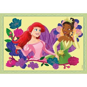 Disney Princess puzzle 4 az 1-ben – Clementoni Supercolor