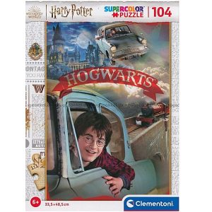 Harry Potter puzzle 104 db-os Ford Anglia – Clementoni Supercolor