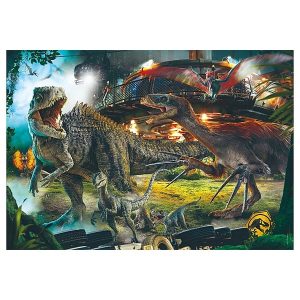 Jurassic World puzzle 1000 db-os bőröndben – Clementoni
