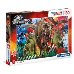Jurassic World puzzle 180 db-os – Clementoni SuperColor