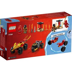 Lego Ninjago Kai és Ras autós és motoros csatája (71789)