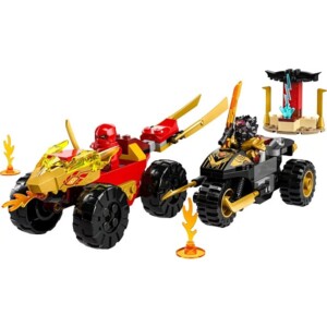 Lego Ninjago Kai és Ras autós és motoros csatája (71789)