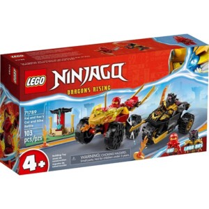 Lego Ninjago Kai és Ras autós és motoros csatája (71789)