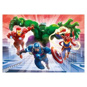 Marvel Avengers puzzle 104 db-os floureszkáló