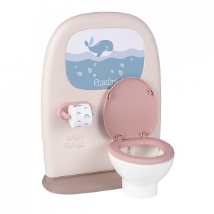 Smoby Baby Nurse fürdőszoba és WC játékszett