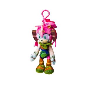 Sonic plüss figura táskadísz, kulcstartó – Amy Rose