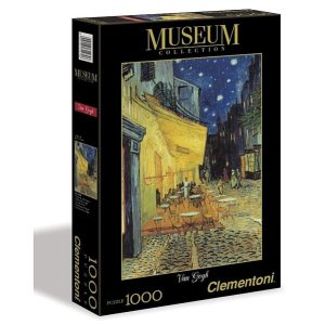 Van Gogh Éjjeli kávézó puzzle 1000 db-os – Clementoni Museum Collection