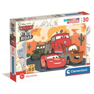 Verdák puzzle 30 db-os Clementoni Supercolor