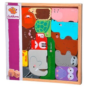 Eichhorn Fa játékszett – Állatfigurák dobozban