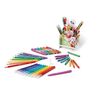 Kreatív szett színezhető asztali tolltartóval 50 db-os