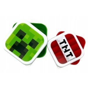 Minecraft mini uzsonnás doboz szett – Creeper és TNT
