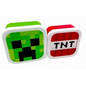Minecraft mini uzsonnás doboz szett – Creeper és TNT