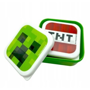 Minecraft mini uzsonnás doboz szett – Creeper és TNT