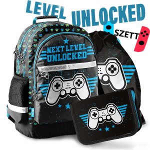 Paso gamer ergonomikus iskolatáska, hátizsák SZETT – Unlocked