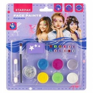Starpak arcfesték készlet 6 db-os glitterrrel – Fairies