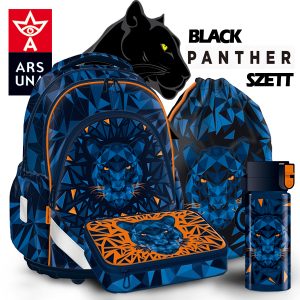 Ars Una anatómiai iskolatáska SZETT 4 részes – Black Panther