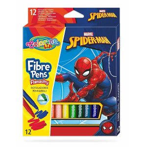 Colorino 12 db-os filctoll készlet – Spiderman