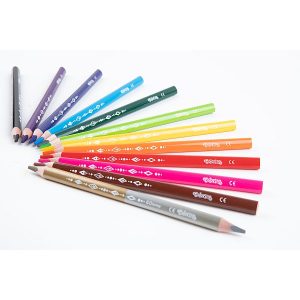 Colorino vastag színes ceruza készlet 12 db-os – Jégvarázs