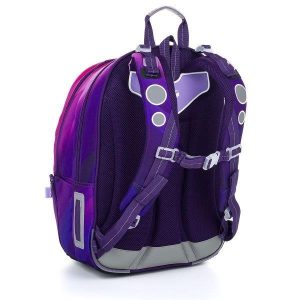 TOPGAL ergonomikus iskolatáska hátizsák CODA – Purple Waves