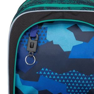 TOPGAL dínós ergonomikus iskolatáska hátizsák cserélhető motívummal ENDY – Jungle