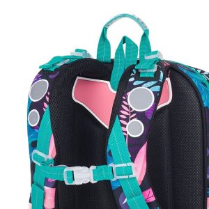 TOPGAL ergonomikus iskolatáska hátizsák cserélhető motívummal ENDY – Woodland