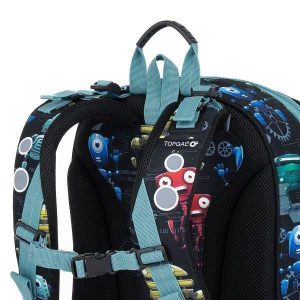TOPGAL ergonomikus iskolatáska hátizsák BEBE – Robots