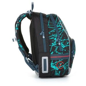TOPGAL ergonomikus iskolatáska hátizsák KIMI – Paint Stripe