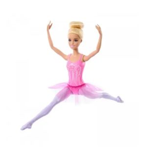 Barbie szőke hajú balerina baba rózsaszín tüll szoknyában