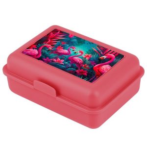 BAAGL uzsonnás doboz – Pink Flamingos
