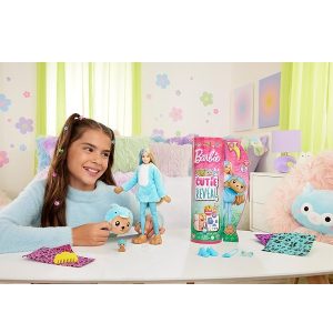 Barbie Cutie Reveal meglepetés baba 6. széria – Maci – Delfin