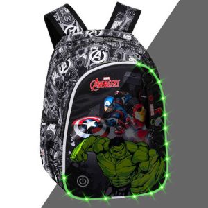 CoolPack iskolatáska hátizsák LED világítással – Avengers