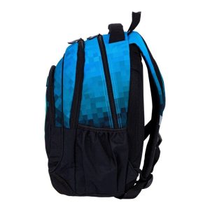 Astra ergonomikus iskolatáska, hátizsák 39 cm – Blue Pixel