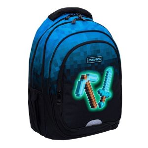 Astra ergonomikus iskolatáska, hátizsák – Blue Pixel