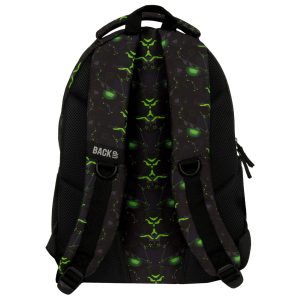 BackUp ergonomikus iskolatáska hátizsák – Monster Green