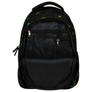BackUp ergonomikus iskolatáska hátizsák – Monster Green