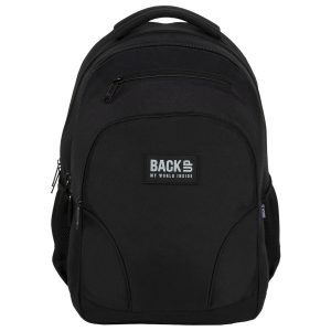 BackUp fekete iskolatáska, hátizsák 45 cm