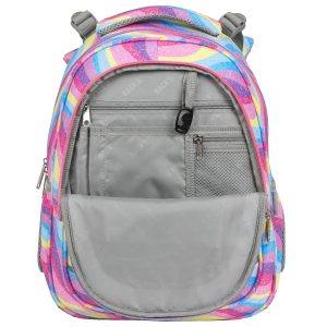 BackUp iskolatáska hátizsák Premium SZETT – Szivárvány