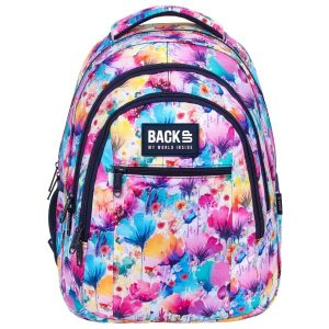 BackUp virágos iskolatáska hátizsák – Summer Flowers
