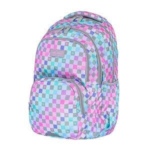 HEAD ergonomikus iskolatáska, hátizsák 44 cm – Checkered Hearts