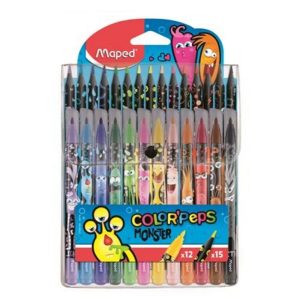 Maped filctoll + színes ceruza készlet – Monster
