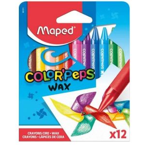 MAPED zsírkréta készlet 12 színű – Color Peps
