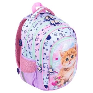 My Little Friend cicás iskolatáska, hátizsák – Pastel Kitty
