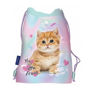 My Little Friend cicás iskolatáska, hátizsák SZETT – Pastel Kitty