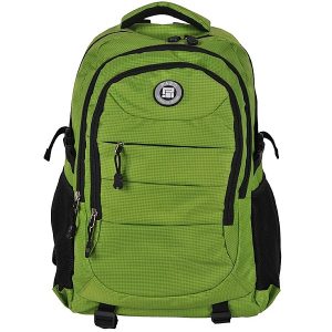 Paso Active iskolatáska, hátizsák 3 rekeszes – élénk zöld