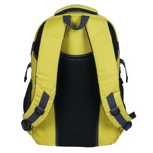 Paso Active iskolatáska, hátizsák 3 rekeszes – mustár sárga