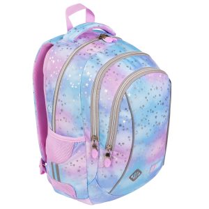 St. Right iskolatáska, hátizsák 39 cm SZETT – Pastel Stars