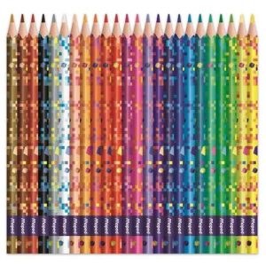 Színes ceruza készlet 24 db-os háromszög – Pixel Party