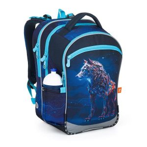 TOPGAL ergonomikus iskolatáska hátizsák COCO – Wolf